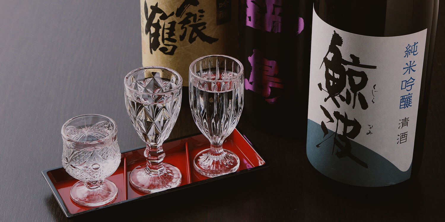 日本酒飲み比べ